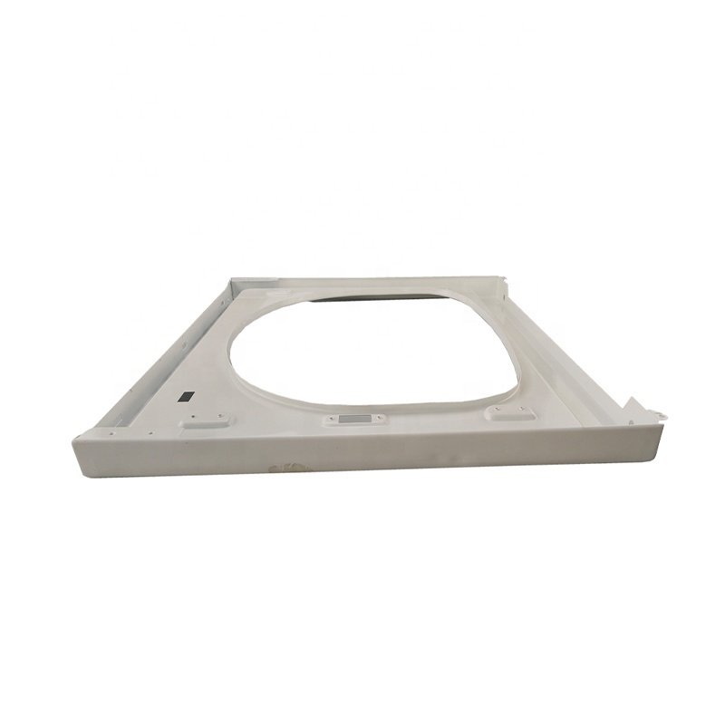 Custom CNC bending die stamping service White precision sheet metal air conditioner main shell auxiliary shell