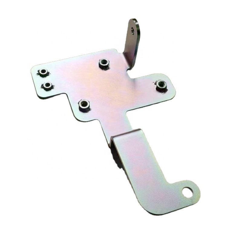 OEM Custom Carbon Steel Aluminum Laser Cutting Parts Metal Bending Welding Galvanizing Processing Sheet Metal Fabrication