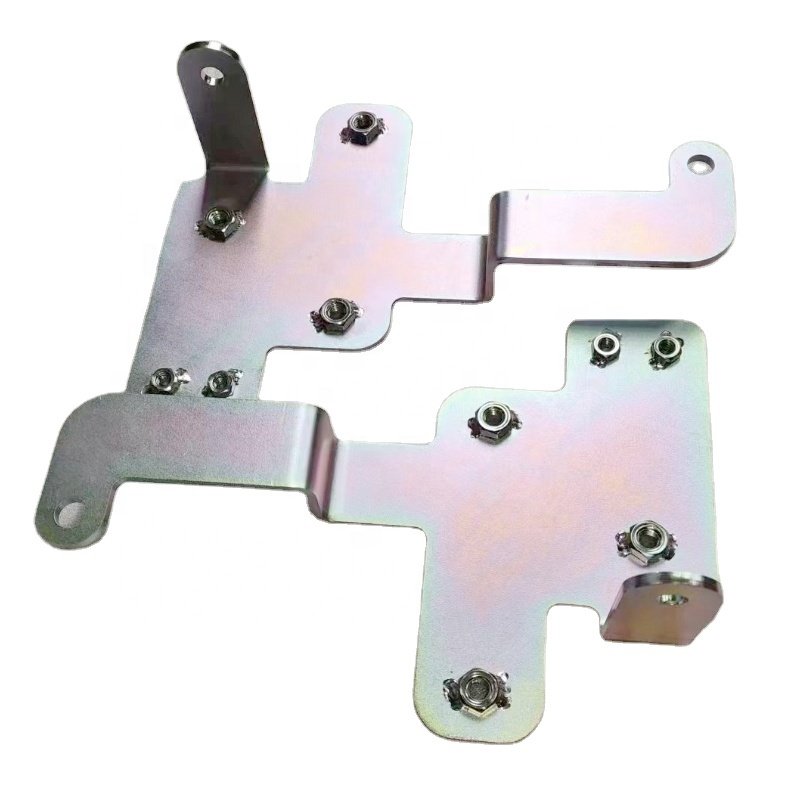 OEM Custom Carbon Steel Aluminum Laser Cutting Parts Metal Bending Welding Galvanizing Processing Sheet Metal Fabrication
