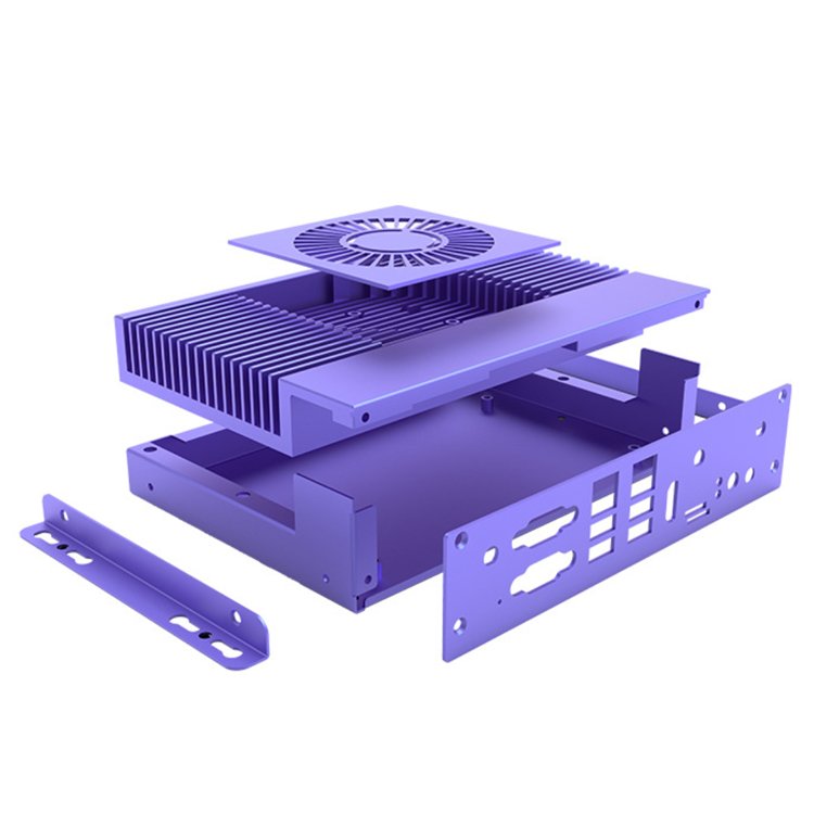 Custom computer enclosed case 4U Mount Chassis stainless steel aluminum sheet metal fabrication
