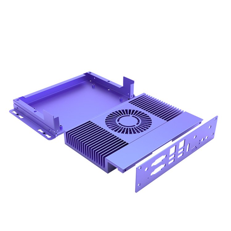 Custom computer enclosed case 4U Mount Chassis stainless steel aluminum sheet metal fabrication