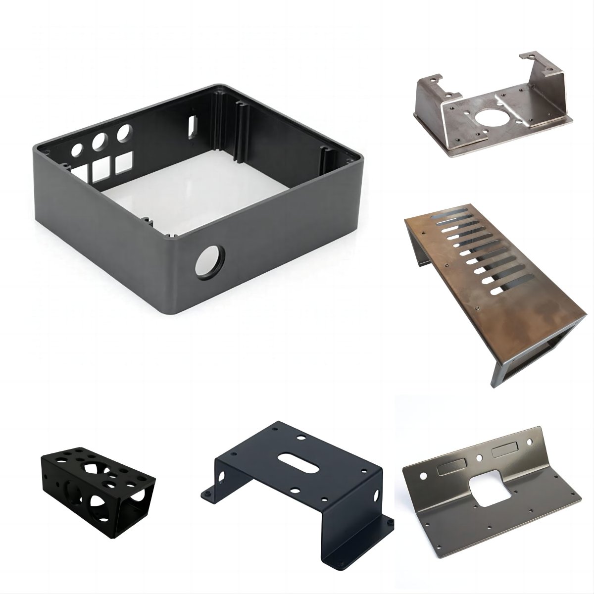 custom stainless steel sheet metal stamping parts bending metal tube pipe sheet metal fabrication Enclosure