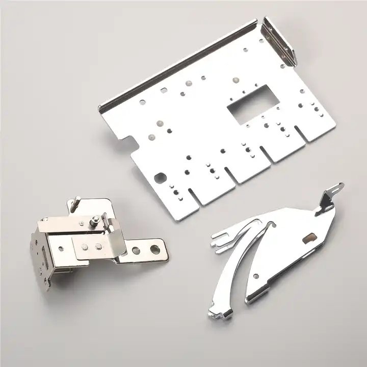 Customized Precision Stamping Sheet Metal Fabrication Mount Brackets Parts Electronics Stamped Bending Mounting Support Brace