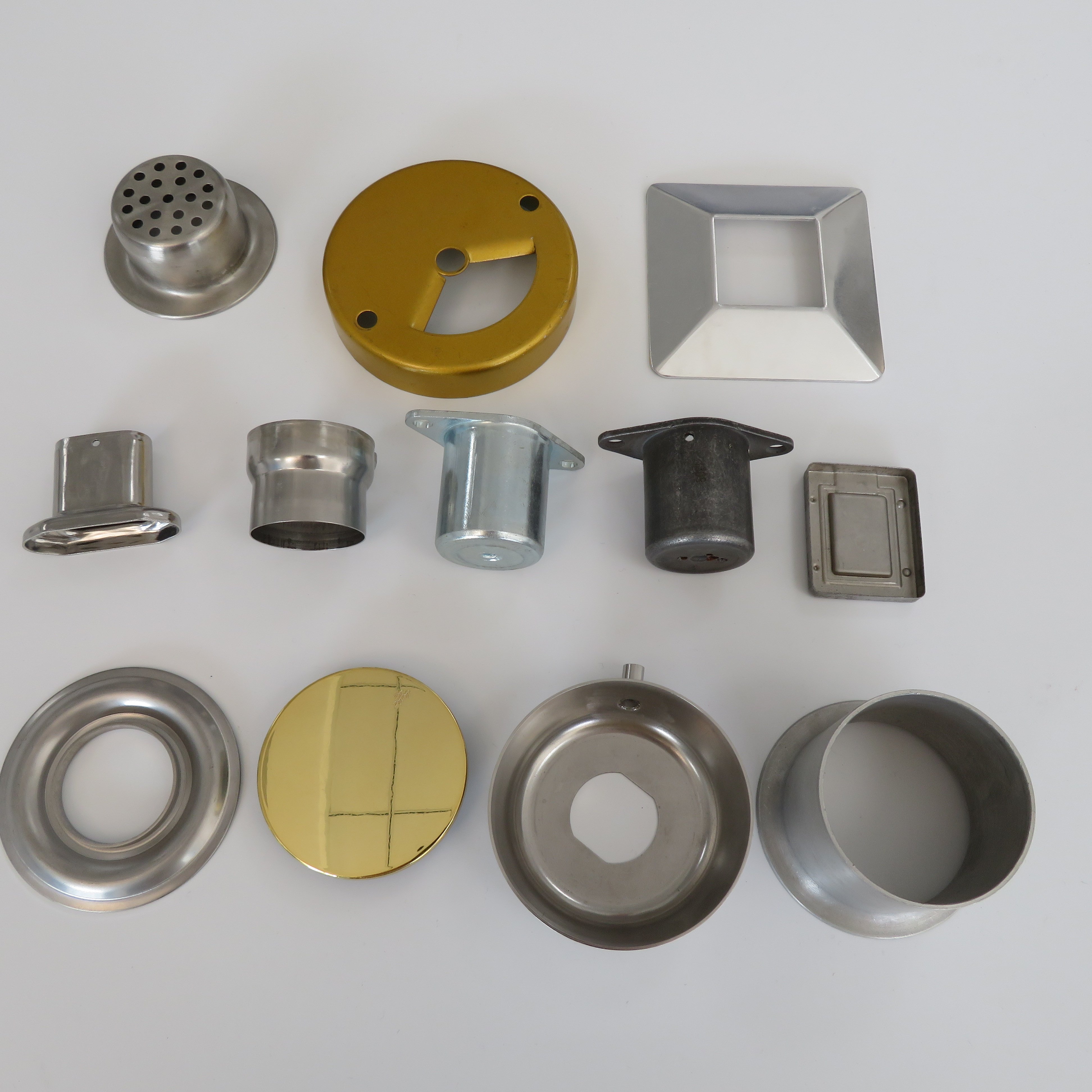 Custom made sheet metal fabrication deep drawn stamping part