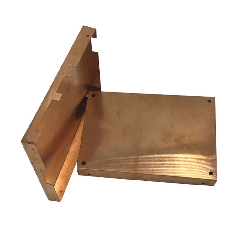Custom sheet metal stamping service copper brass rfi shield