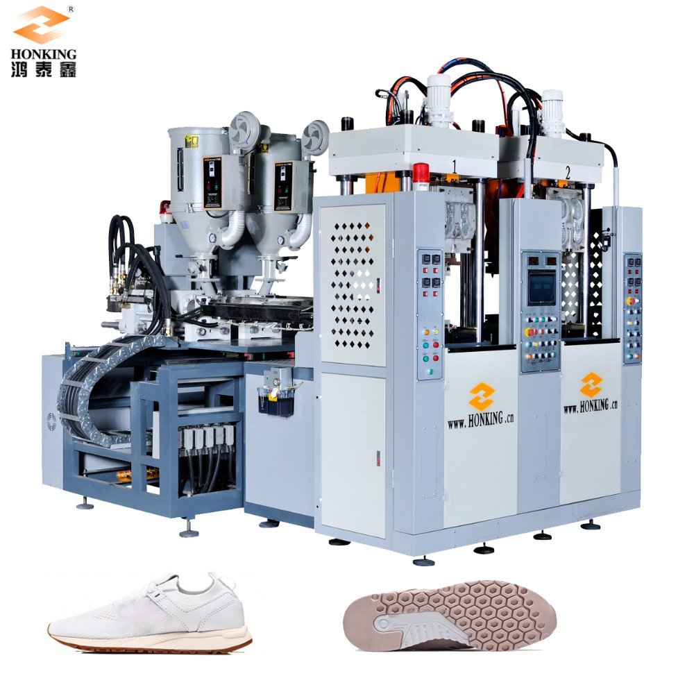 HM-118-2 Two Station TPR/TPU/PVC Footwear Molding Machine