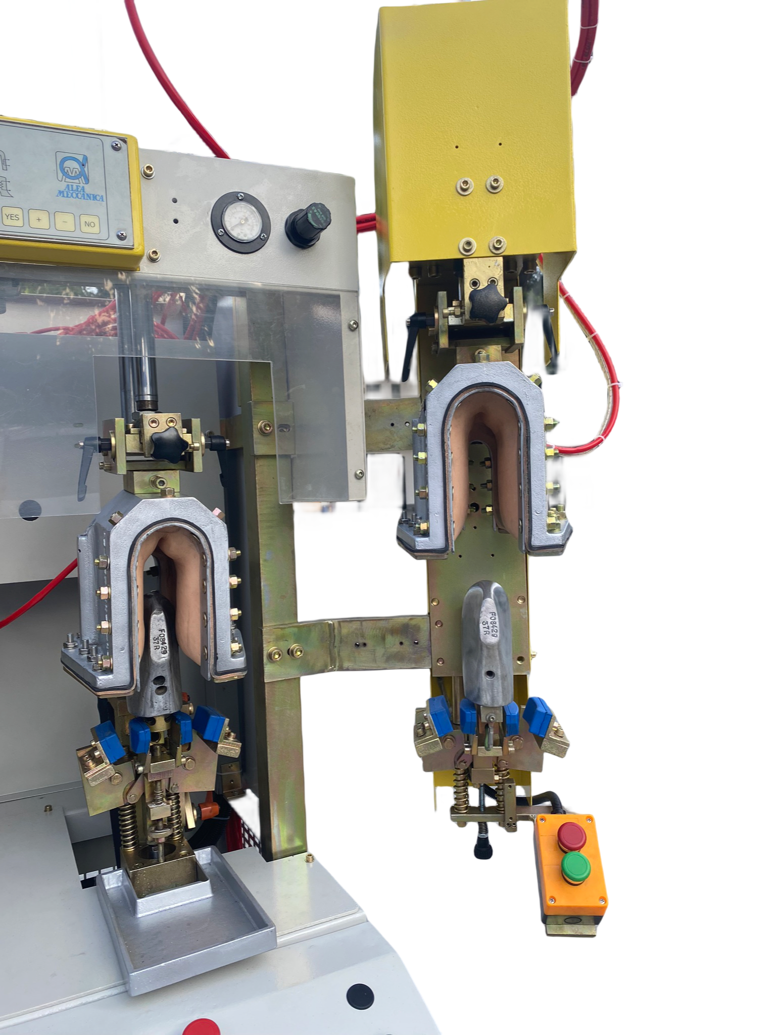 Back part Moulding Machine Shoe heel seating back counter back moulding cold heat setting back part moulding shaping machine