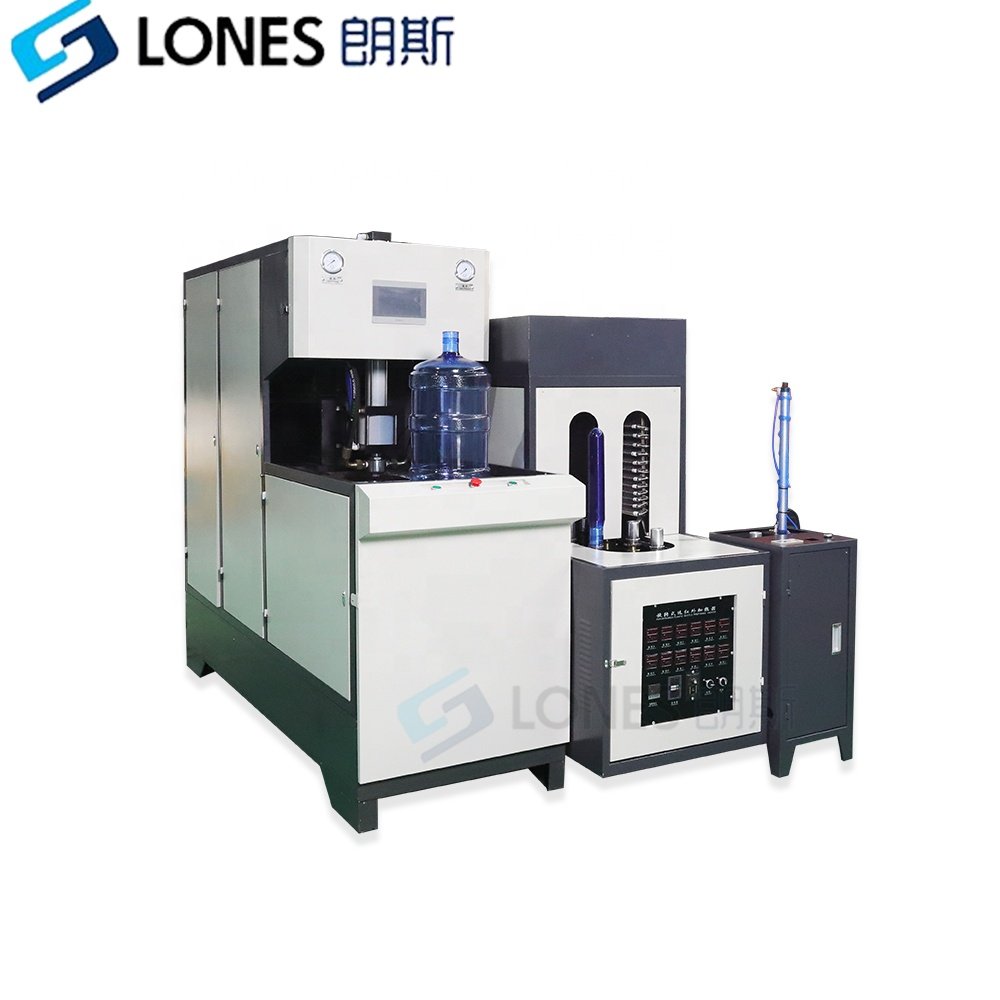 LS-B20L high quality long time after sales service 5L to 22L PET blow moulding machine price 120BPH PET blower machine factory