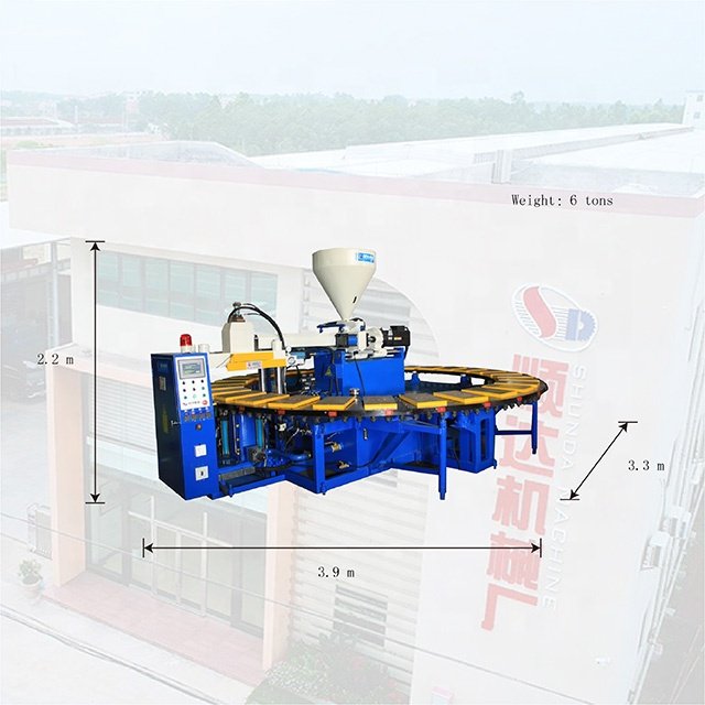 2021 SD-201PX One color Air Blowing PVC shoe Moulding Machine