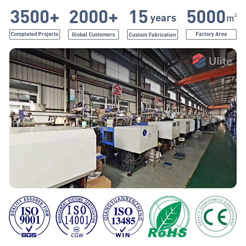 Ulite Injection Mold Manufacturer ABS PP PC Injection Molding Service Custom Plastic Injection Molded Parts