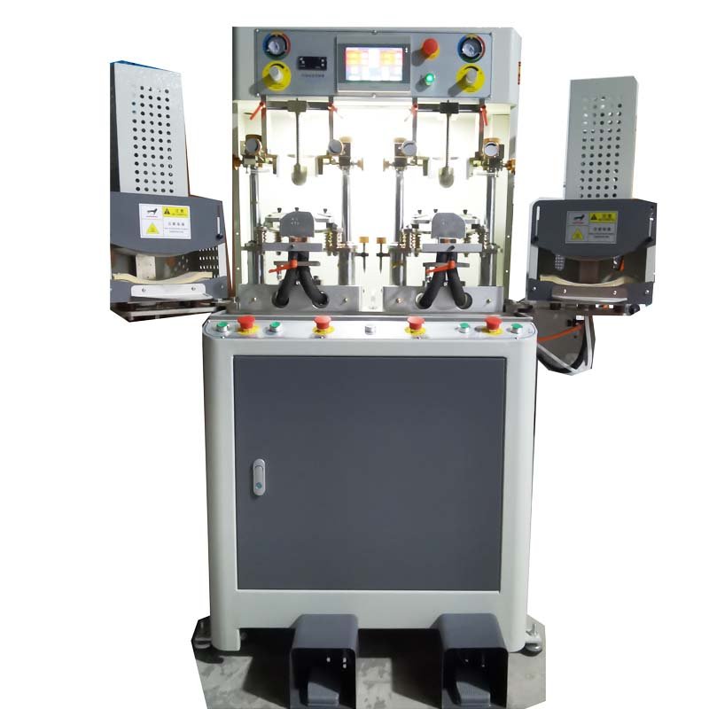 manufacturing shoes making machine footwear toe area forming moulding shoe-making-machine