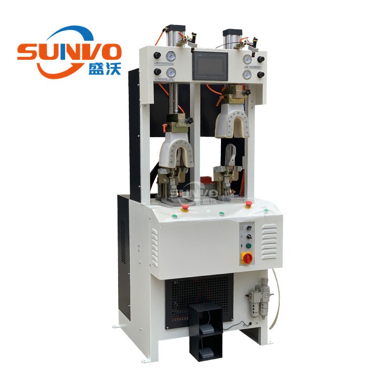 Single Station Heel Part Moulding Machine For Shoe Making Hot And Cold Back Part Forming Machine