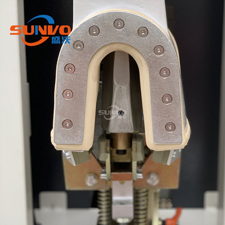 Single Station Heel Part Moulding Machine For Shoe Making Hot And Cold Back Part Forming Machine