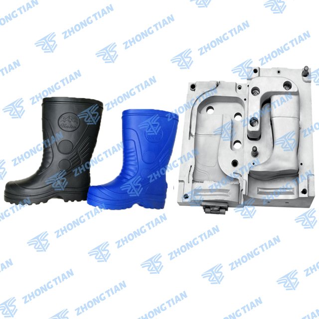 Factory Hot Sale Aluminum Material Eva Rain Boots shoe mold For Injection Machine