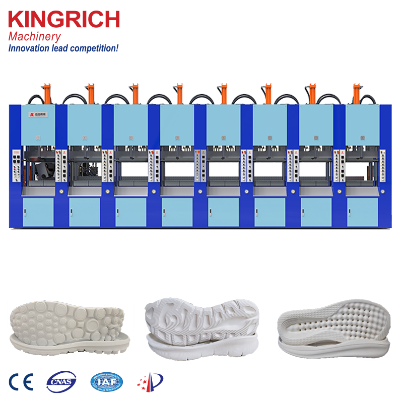 One Color EVA Soles Shoes Full Automatic Soles EVA/FRB Injection Molding Machine