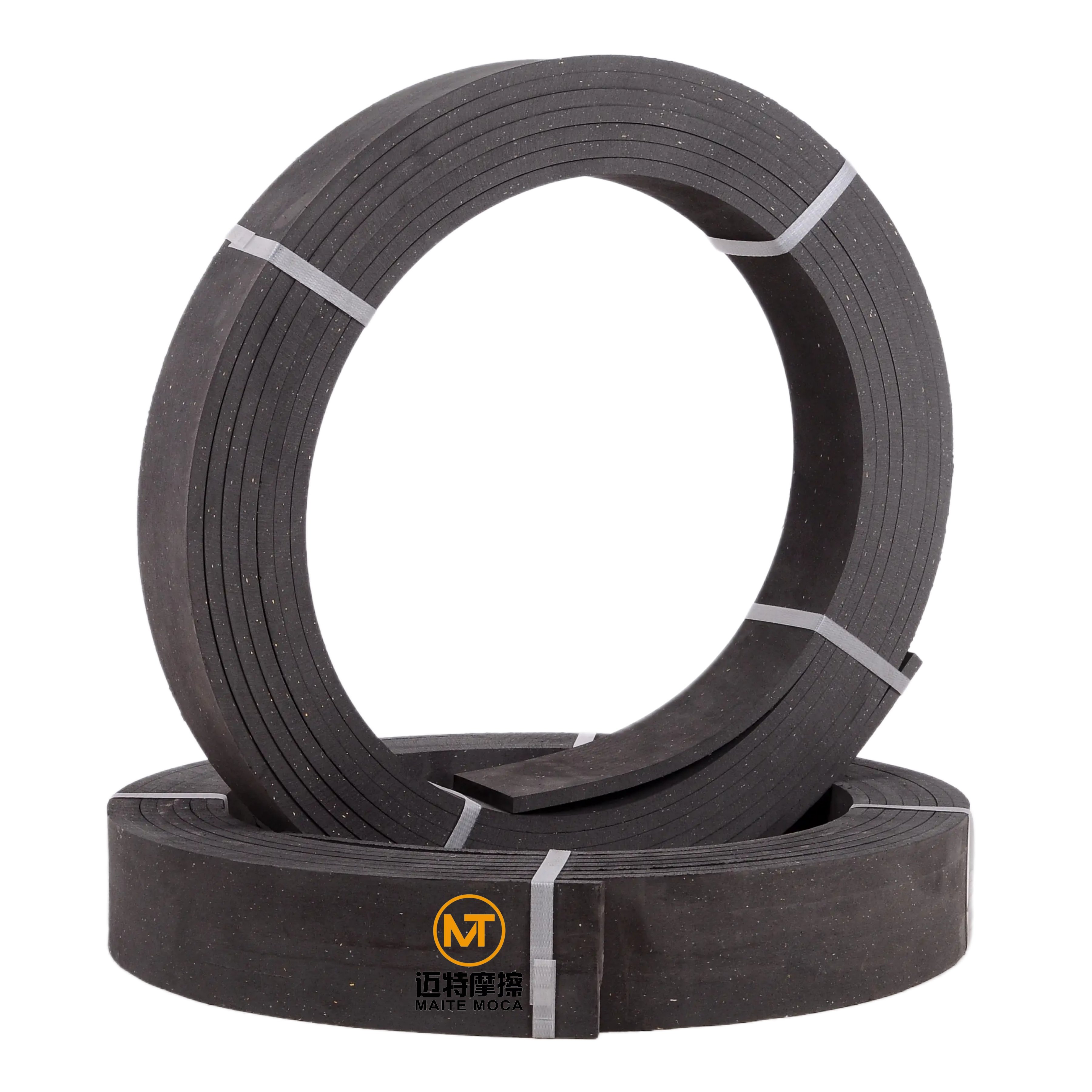Moulded Brake Shoes material Rubber Based Black Brake Lining In Rolls