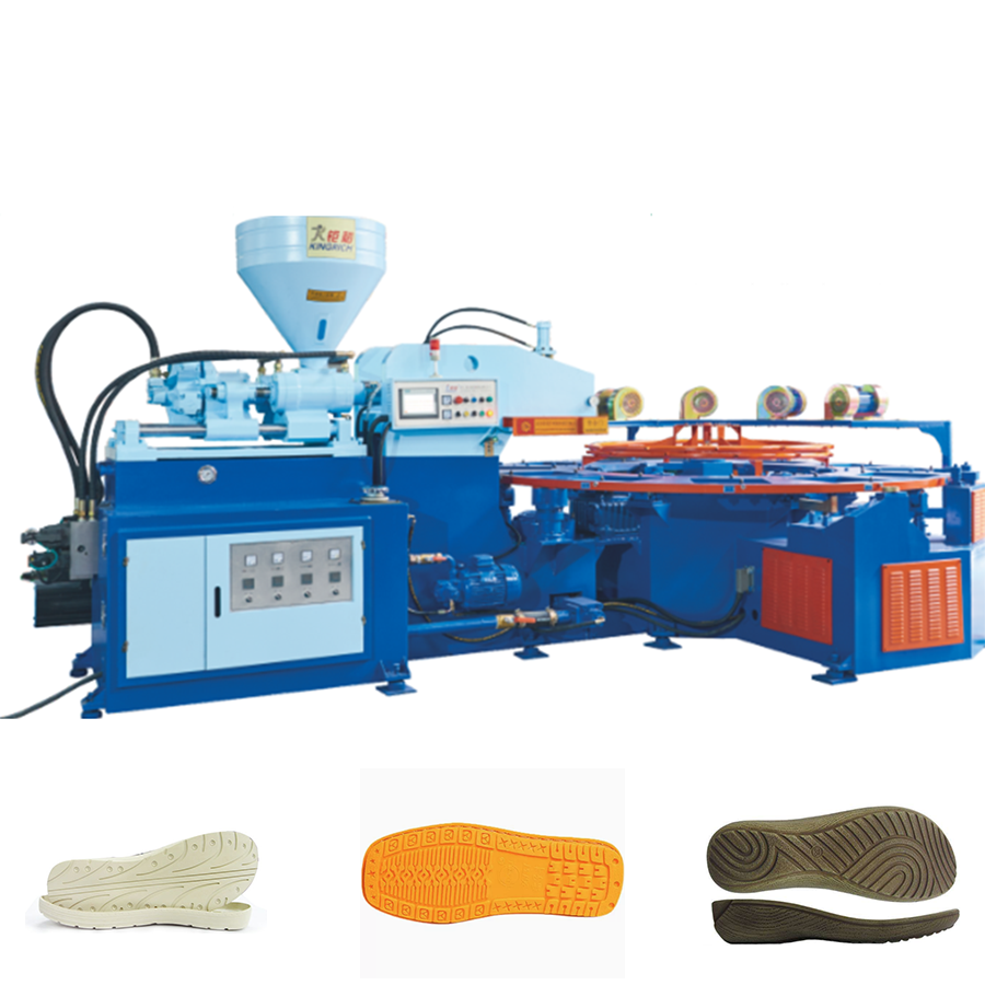One Color Pvc Tpr Professional High Quality Tr Rubber Soles Injection Machine