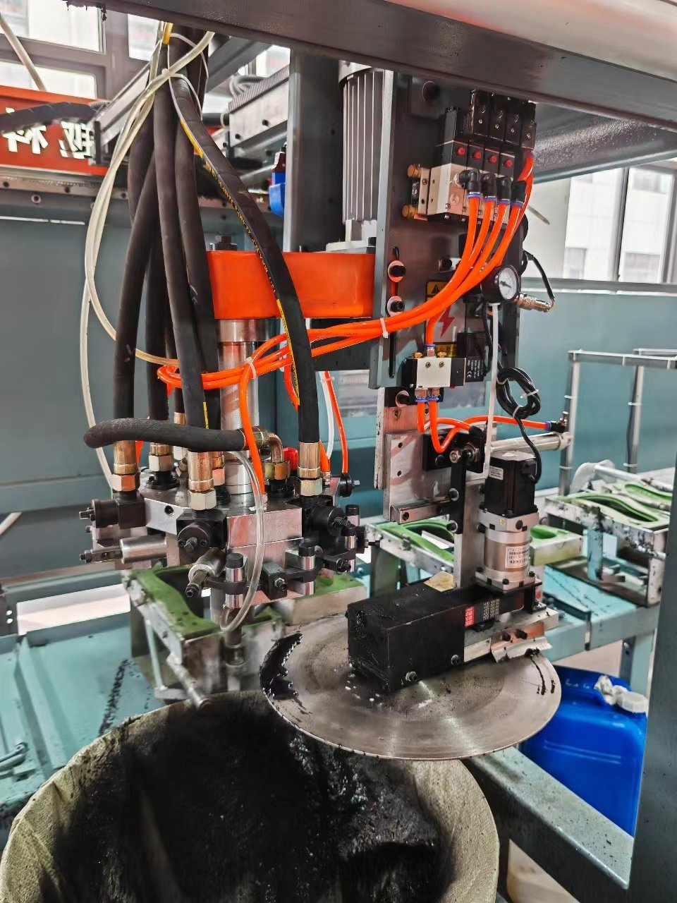automatic PU shoe moulding machines safety shoe machine PU shoe injection machine