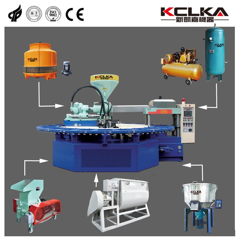 PVC Automatic Rotary Plastic shoe Direct Injection Moulding Machine(24 stations)