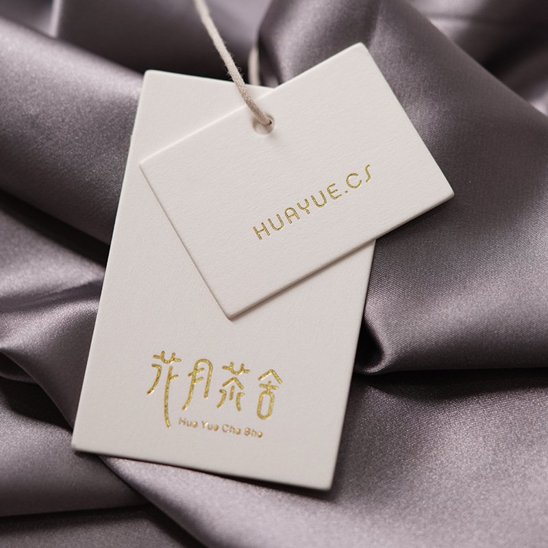 Custom Luxury Fashion Logo Printing Men'S And Women'S Clothing Jeans And Shoes Cards String Low Price Hang Tag