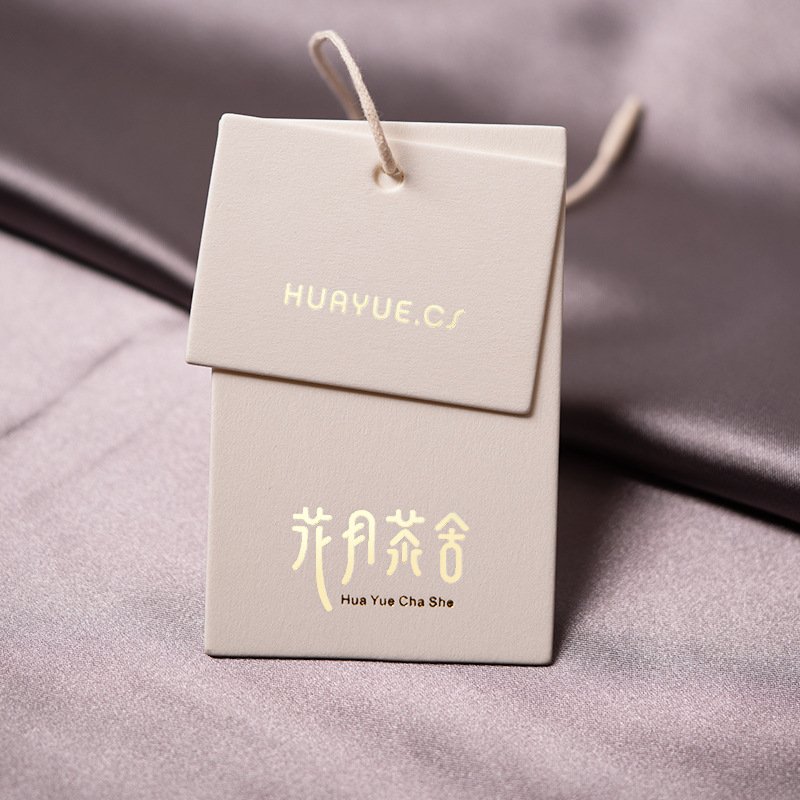 Custom Luxury Fashion Logo Printing Men'S And Women'S Clothing Jeans And Shoes Cards String Low Price Hang Tag