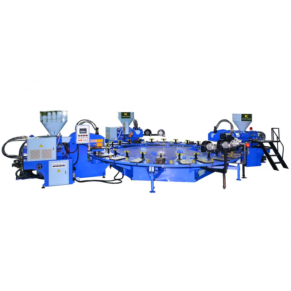 DR-678 Rotary 20 Stations PVC Sneakers Making Machine