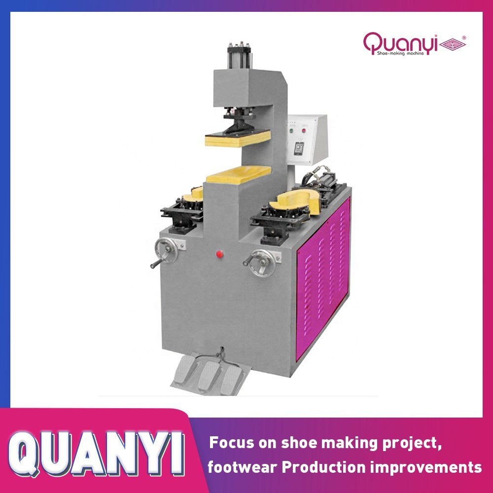 QUANYI Brand New Hydraulic Side Sole Pressing Machine for Footwear Making Shoe Making
