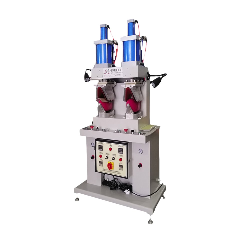 Pneumatic Double-head Shoe Upper Making Machine Automatic Brake Safety Sport Shoe Upper Moulding Bending Machine