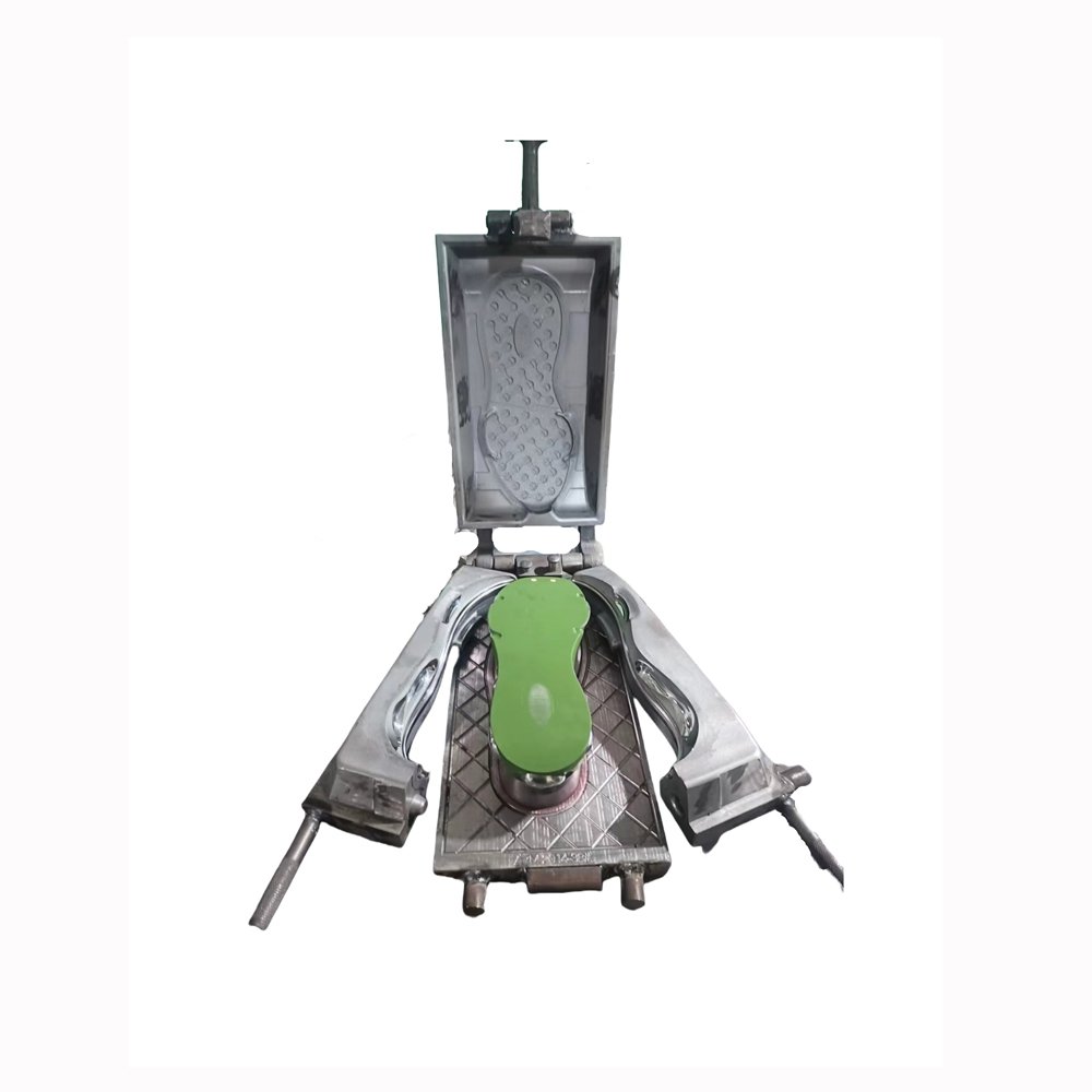 Triangular Mold Customized EVA Sole Compression Aluminium Moulds Shoe Making Machines Blow air slider mold