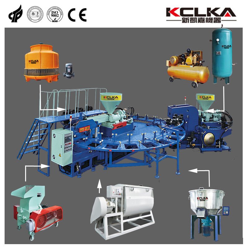 PVC Double-color Air-Blowing Moulding Machine