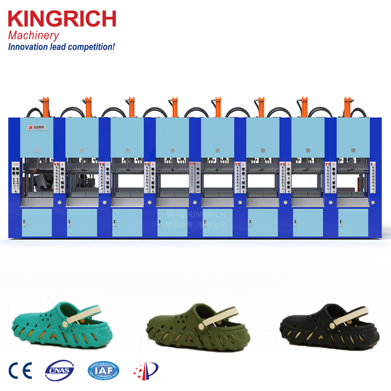 New Technology Full Automatic EVA/FBR Shoes Soles Injection Moulding Machine