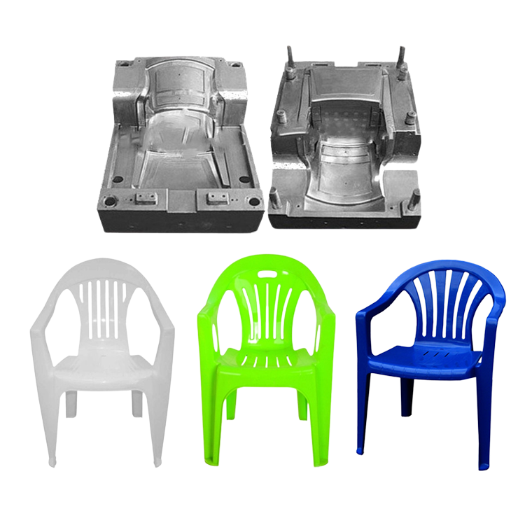 Low Price Plastic Chair Making Machine Injection Molding Blow Mold Folding Chair Plastic Chair Injection Mold JW Plastic Mould