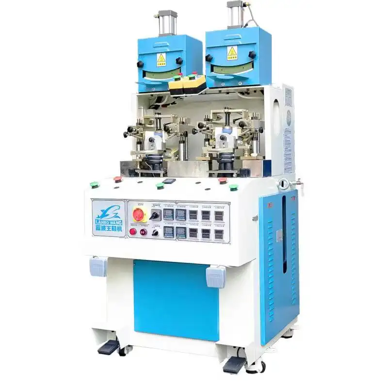 LB-515B-2C2H Fully Automatic New Model Best Selling Hot And Cold Shoe Toe Moulding Machine