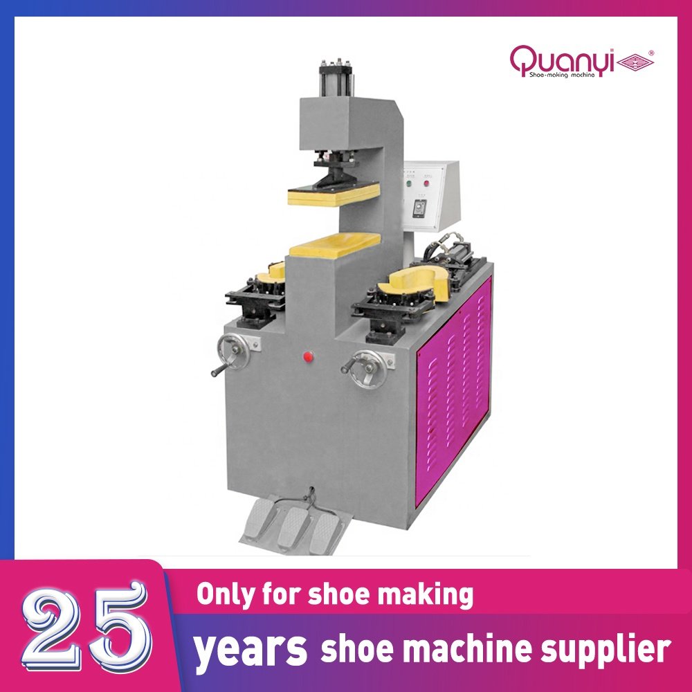 Universal Counter Moulding Split Leather Shoes Sole Plessing Machine