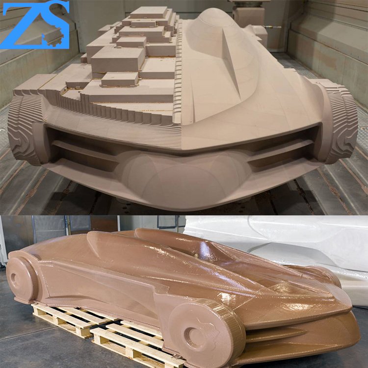 ZS-TOOL High Quality Epoxy tooling Board make for car mould on CNC Machine low density urethane board
