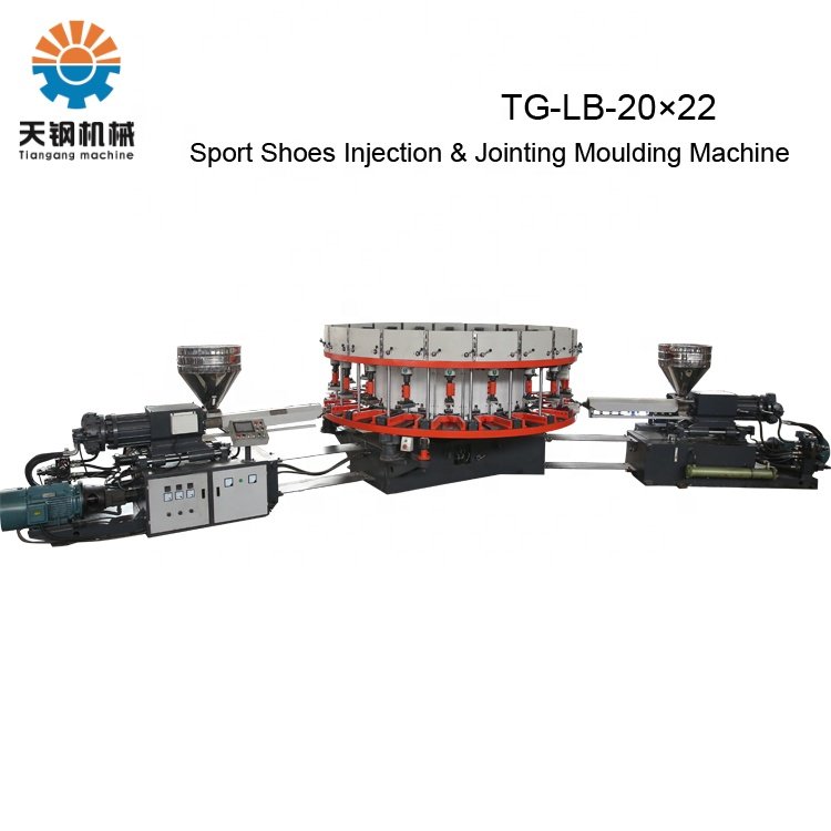 2 Colors PVC TPR Sports Shoes Sole Making Machine Max Leather Sandals Power School Sales Weight Automatic DIP injection machine