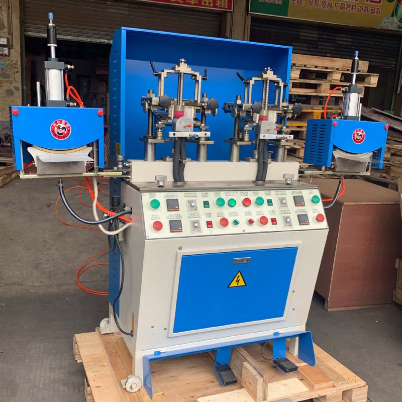 Shoe Toe Moulding Machine With Double Hot And Cold