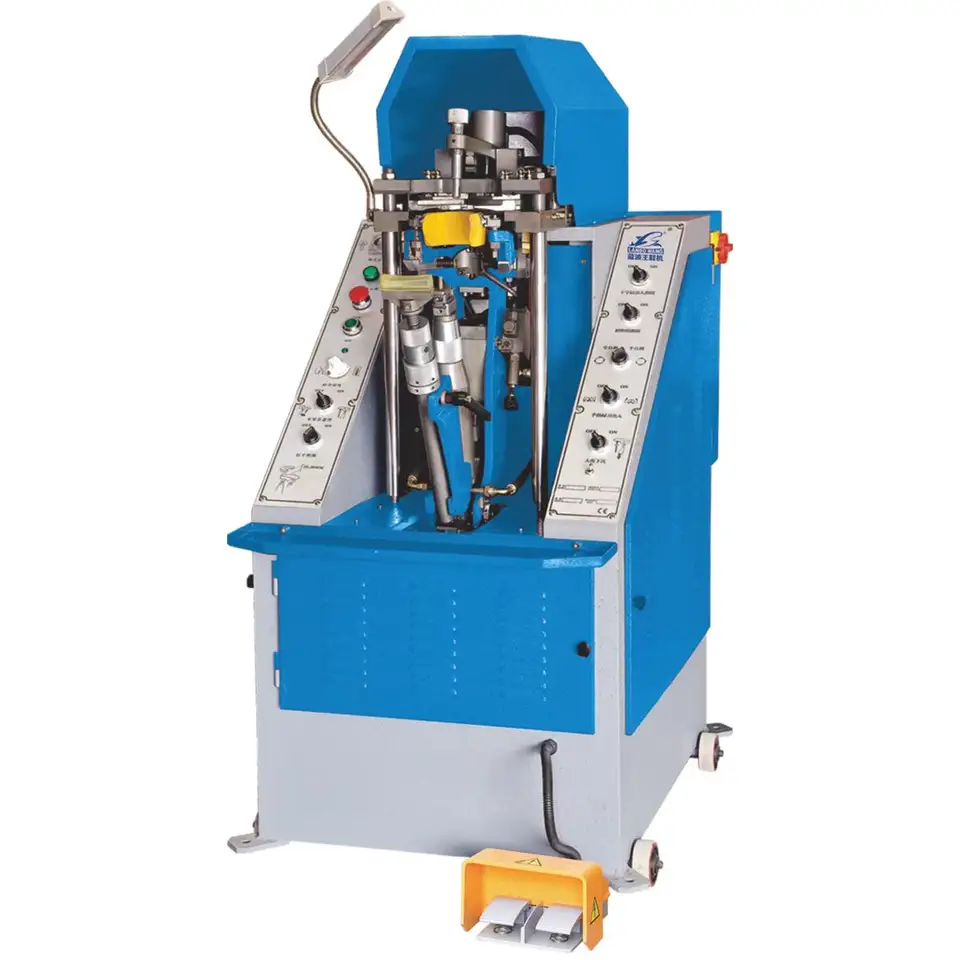 LB-752 Small Shoe Making Machine Pneumatic Heel Back Part Counter Pre Softening Molding Moulding Shaping Machine for Footwear