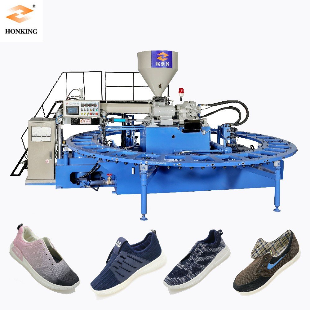 Canvas shoe moulding making machine