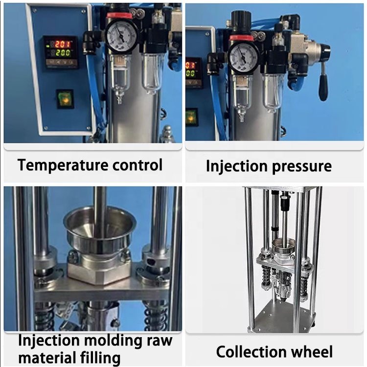 10g 20g 40g Desktop injection molding machine small items USB charging head power switch plug Plastic extrusion molding Machine