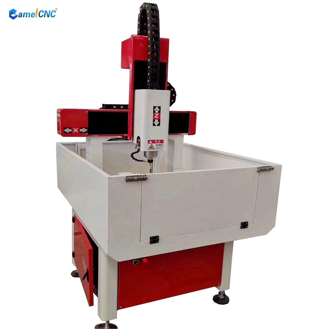 High Accuracy CA-6060 Metal Mold Cnc Router Machine For Aluminum Cooper Stainless Steel Engraving