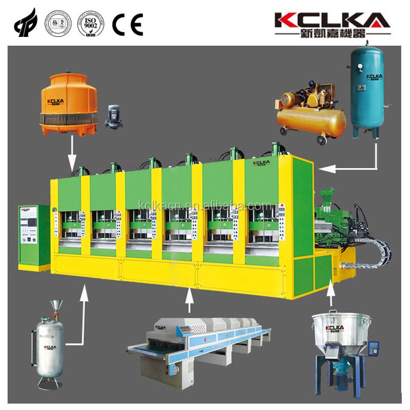 Full Automatic High Speed EVA Injection Shoe Sole EVA Bag Making Machine Servo Motor