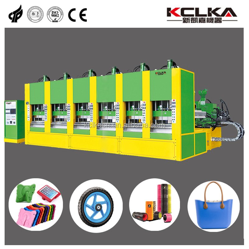 Full Automatic High Speed EVA Injection Shoe Sole EVA Bag Making Machine Servo Motor