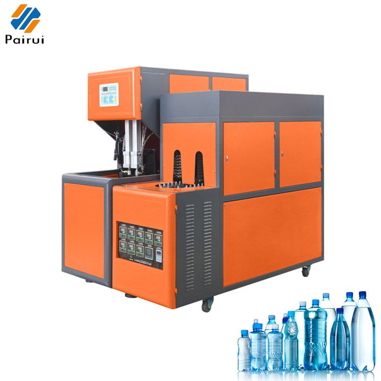 4 Cavity Semi Auto Blow Molding Machine Plastic Blowing Machines 4 Cavity Pet Blowing Machine
