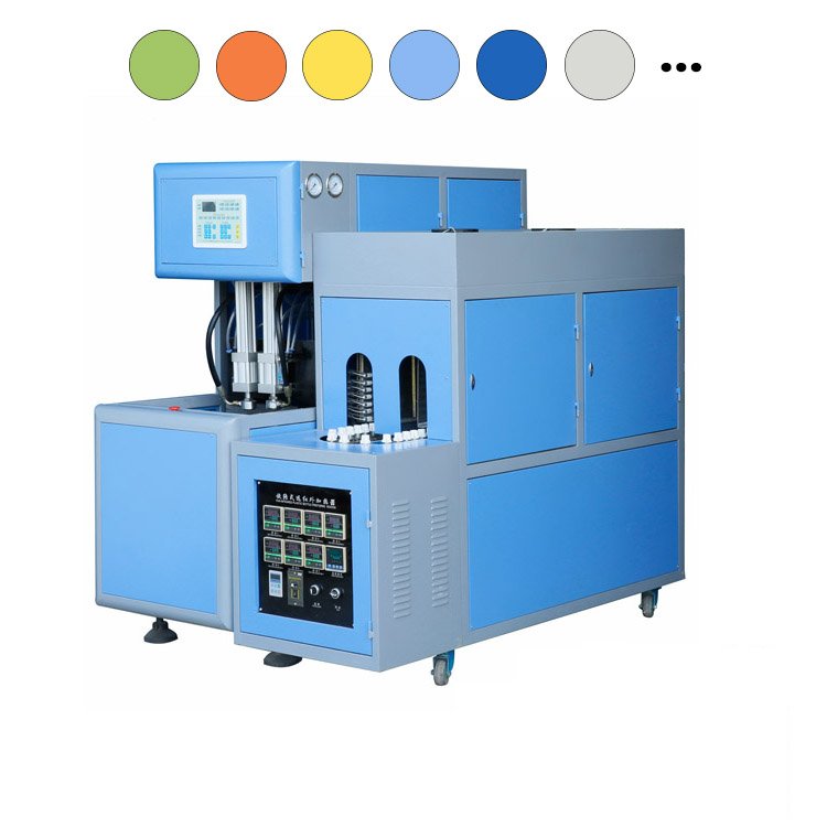 4 Cavity Semi Auto Blow Molding Machine Plastic Blowing Machines 4 Cavity Pet Blowing Machine