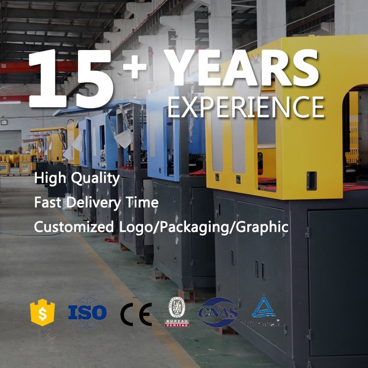 4 Cavity Semi Auto Blow Molding Machine Plastic Blowing Machines 4 Cavity Pet Blowing Machine