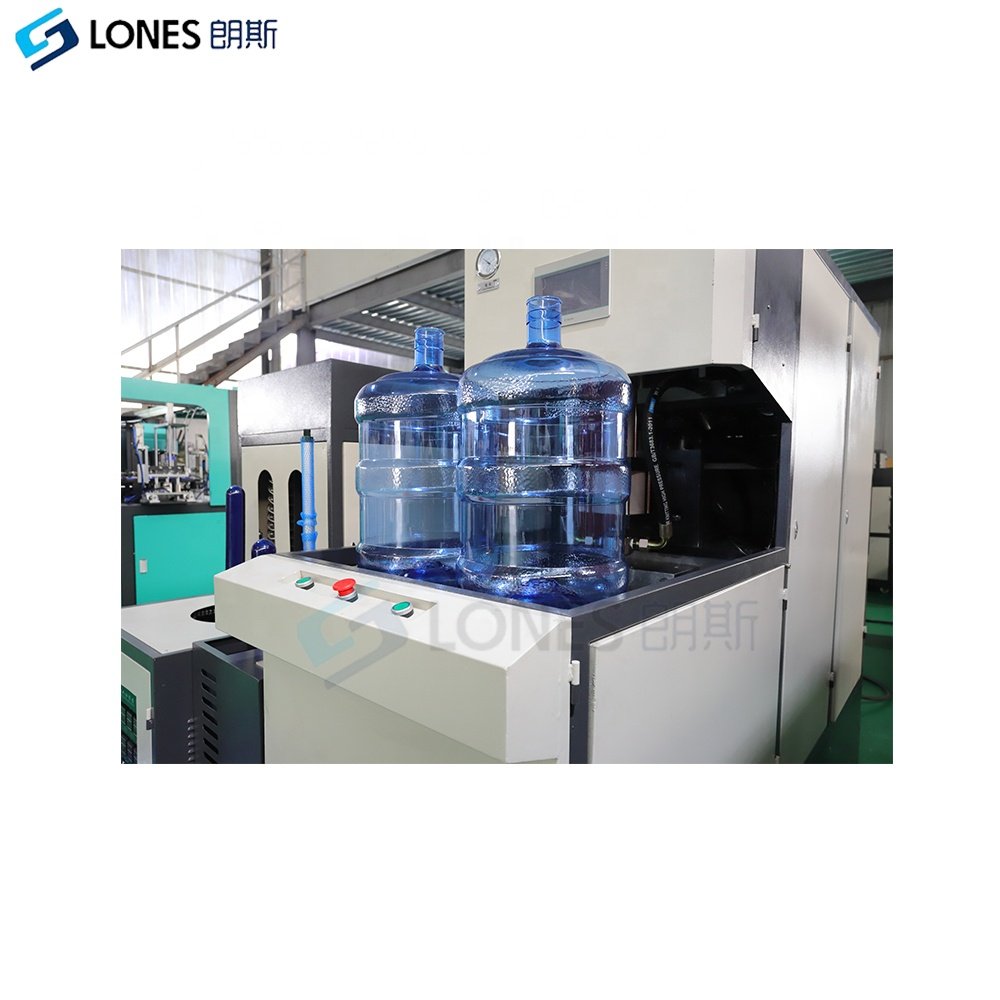 LS-B20L semi automatic 5L to 22L 3 5 gallon PET bottle blowing machine 120BPH 5 gallon PET bottle making machine factory price