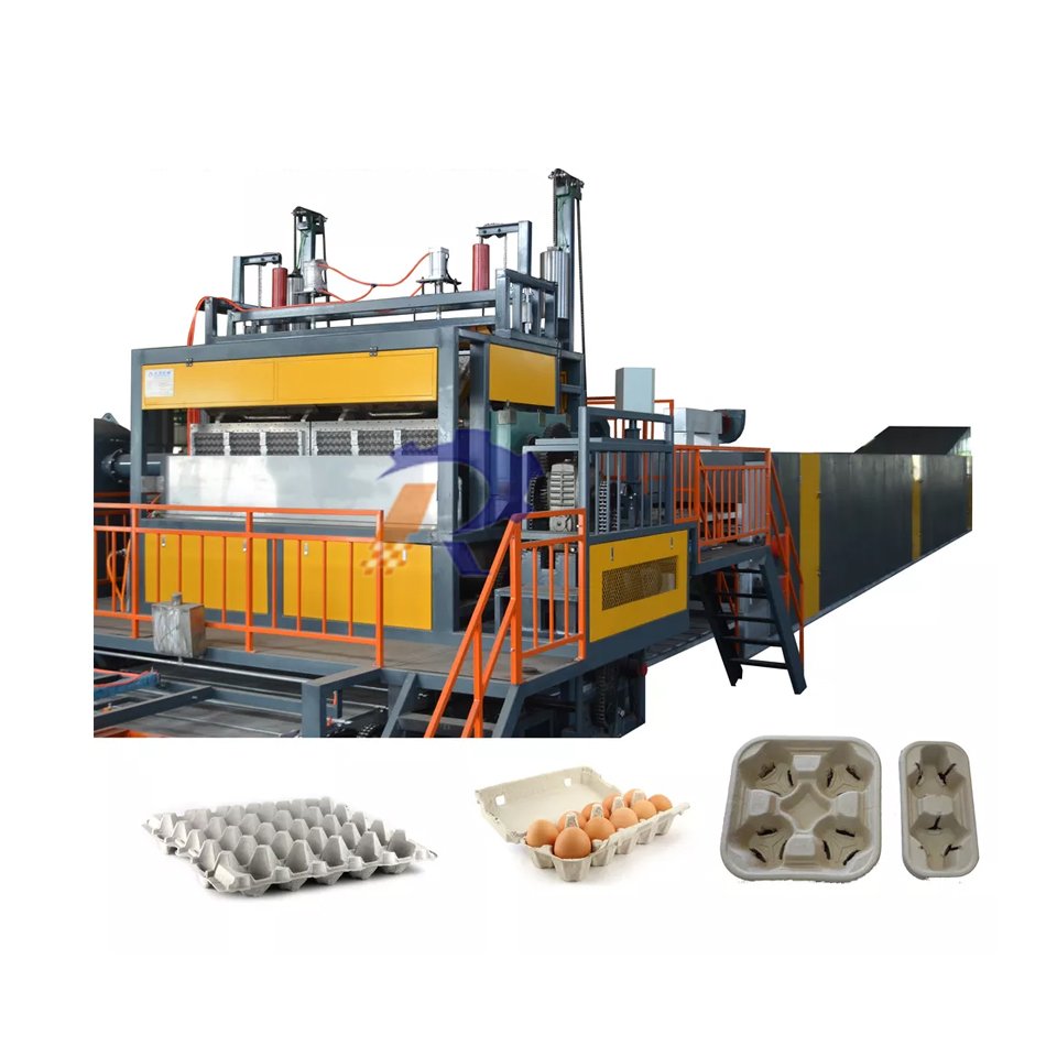 Paper Egg Carton Tray Shoe Sole Mould Making Machine Paper Pulp Molding Egg Tray Machine