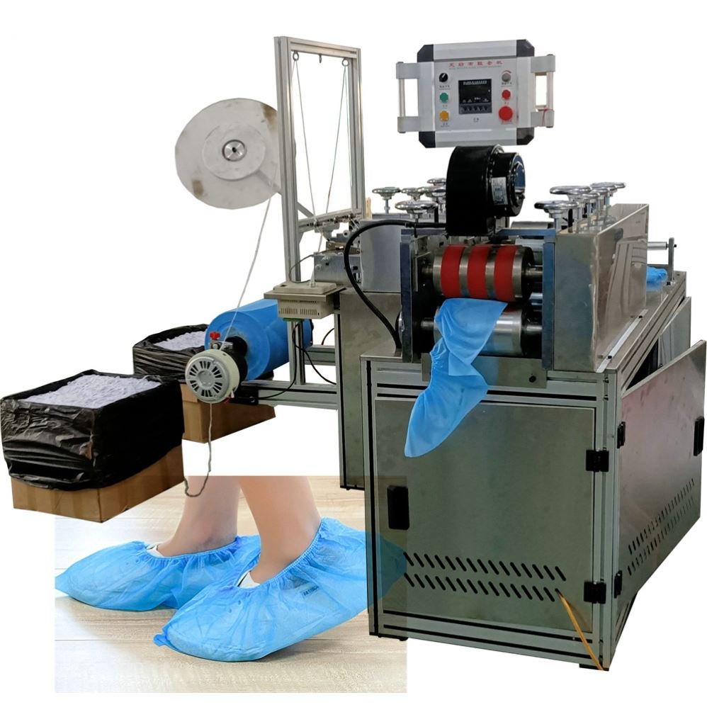 Factory Supplying Dust-Proof Electric Embossed Shoe Cover Machine