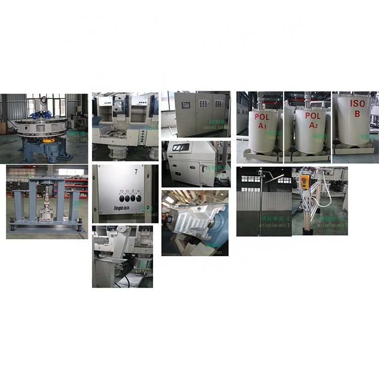 SOGUTECH automatic industrial PU shoe sole making machine DESMA PU-PU injection shoe moulding machine